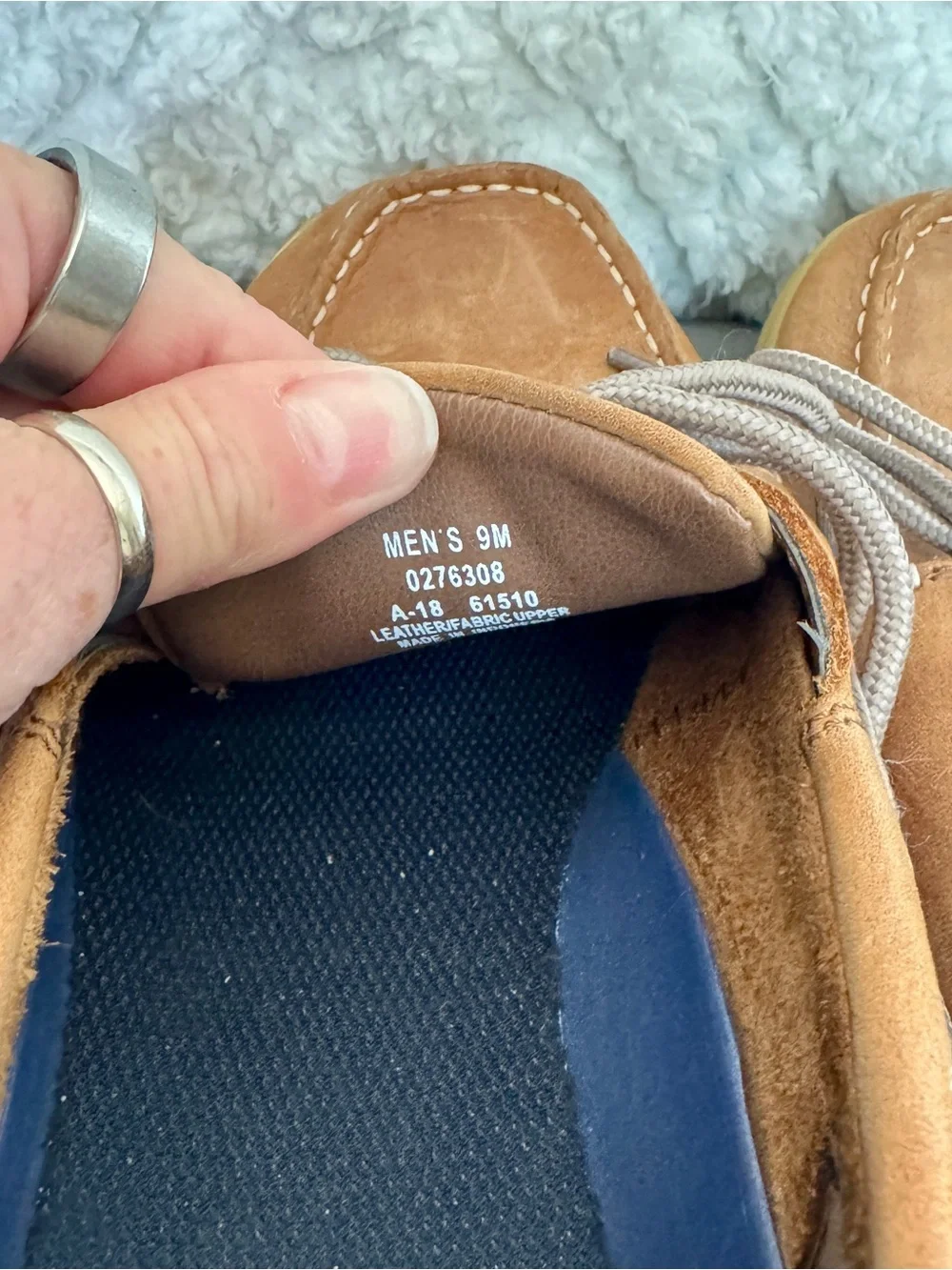 Sperry Men’s Leather Boat Shoes in Chestnut Brown